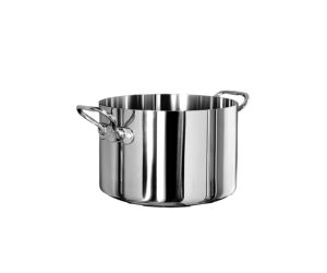 CASSERUOLA ALTA - 2 MANIGLIE ø cm 20 | h cm 14 lt4,40 ALUINOX 1907