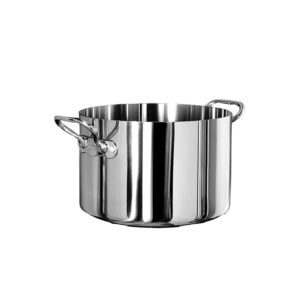 CASSERUOLA ALTA - 2 MANIGLIE ø cm 20 | h cm 14 lt4,40 ALUINOX 1907