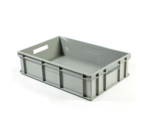 CONTENITORE SOVRAPPONIBILE GRIGIO CM 60X40X15H