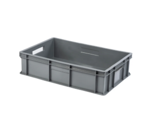 CONTENITORE SOVRAPPONIBILE GRIGIO CM 60X40X20H