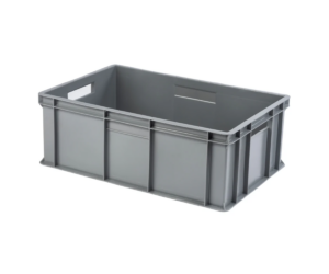 CONTENITORE SOVRAPPONIBILE GRIGIO CM 60X40X26H