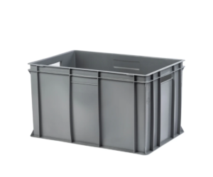 CONTENITORE SOVRAPPONIBILE GRIGIO CM 60X40X35H