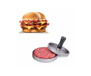 STAMPO HAMBURGER ALLUMINIO ø 12cm