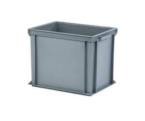 CONTENITORE SOVRAPPONIBILE GRIGIO CM 40X30X32H