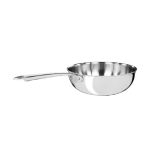 Padella-28cm svasata alta manico tubolare