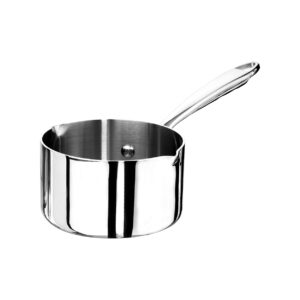 Casseruola induzione 1907 alta in alluminio e acciaio lucido – 1 manico