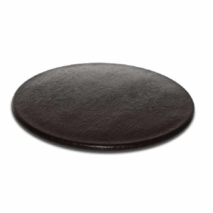 TAGLIERE TONDO-25cm NERO E.LEG