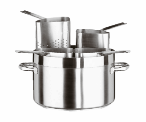COLAPASTA-40cm 1/4 INOX PER CASSERUOLA ALTA CM 40